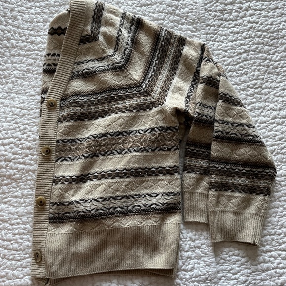 Faherty Women's Highland Fair Isle Cardigan - Picture 2 of 6